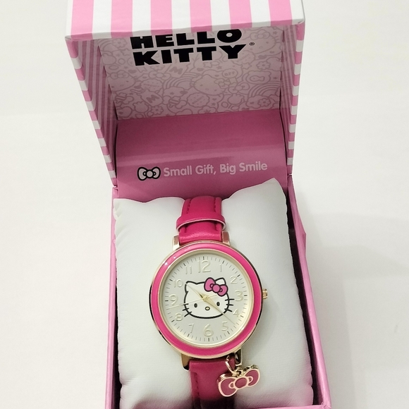 Hello Kitty Sanrio Watch Pink with Charm, New in Box. - Picture 5 of 7